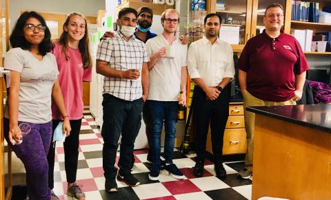 Fitzkee lab reception for Siddik